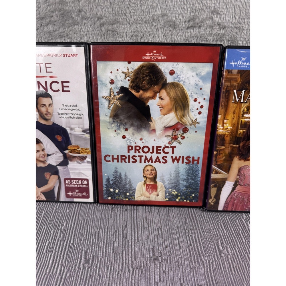 A Taste Of Romance Hallmark DVD Lot Project Christmas Wish Royal Matchmaker - Picture 3 of 6